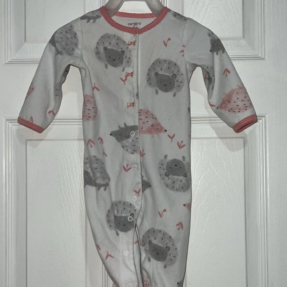 Carter's Baby Pjs Jumpsuit Comfy 1 Piece 6M - Picture 1 of 8
